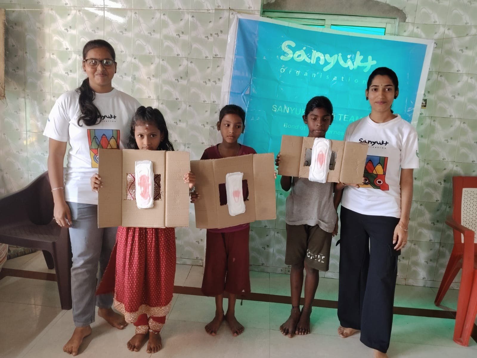 Community members attending a Sanyukt awareness campaign