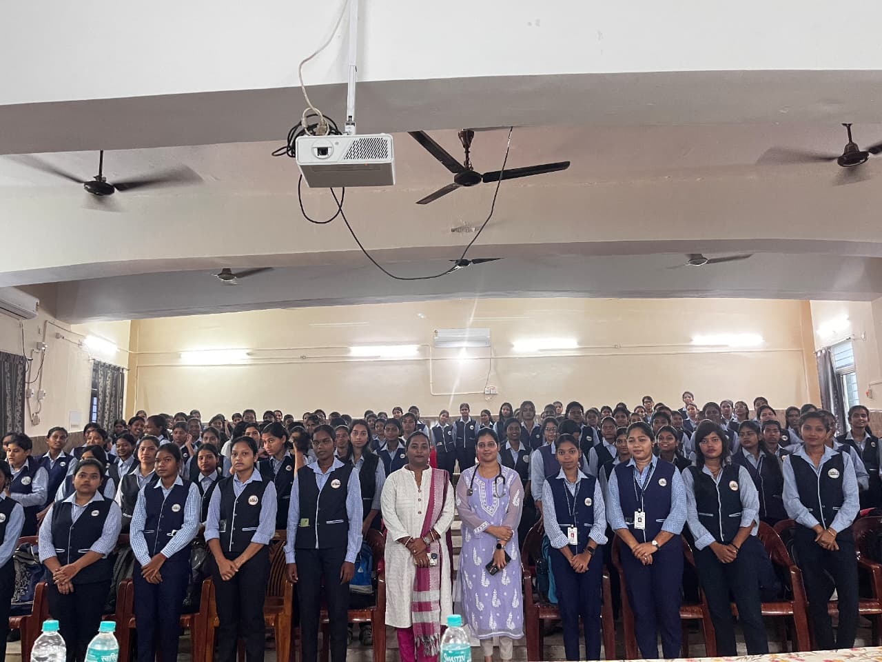 Sanyukt volunteers conducting an awareness initiative session
